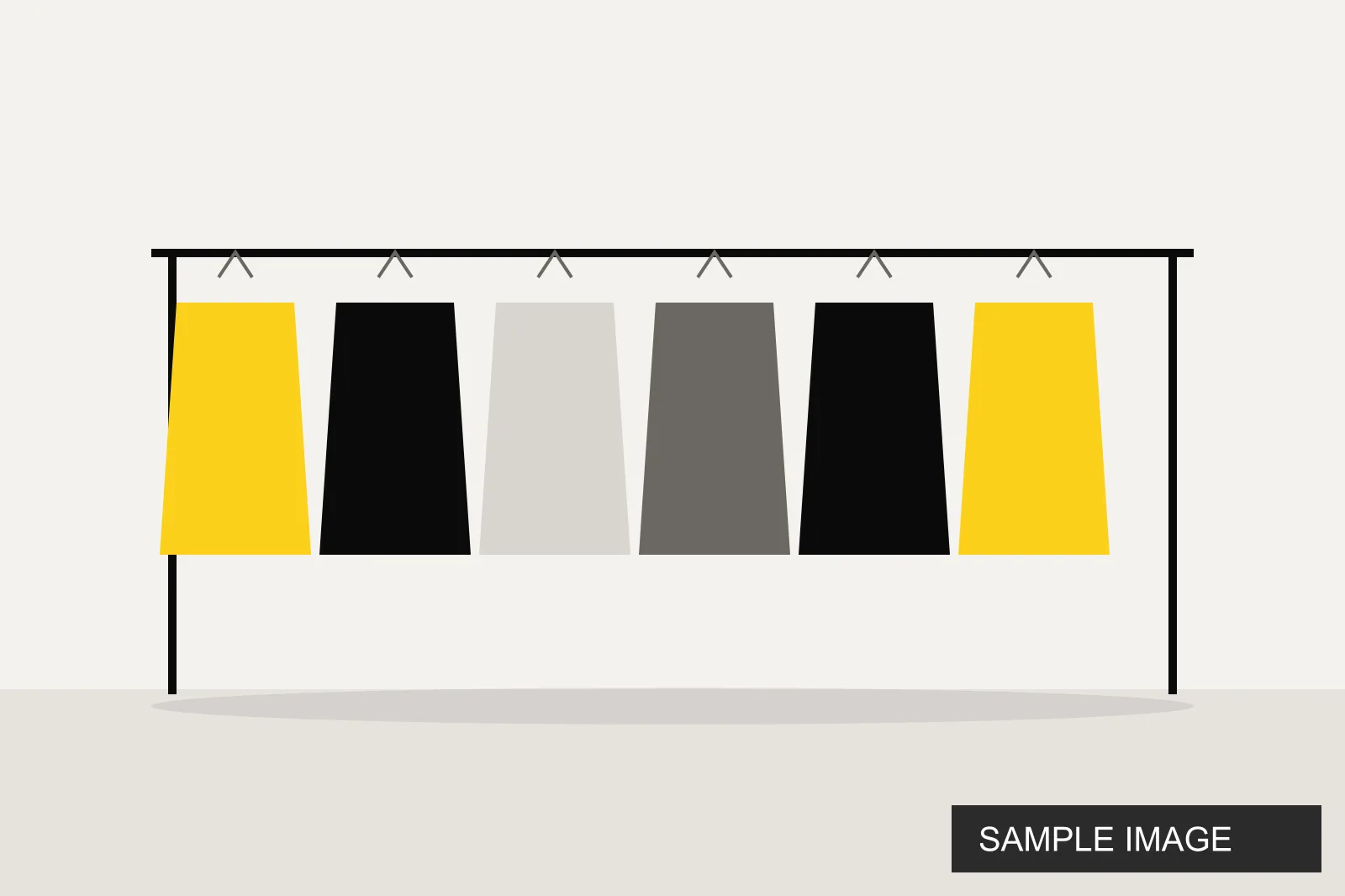 Sample image: exhibition rail