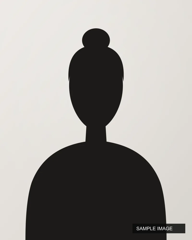 Sample image: model portrait