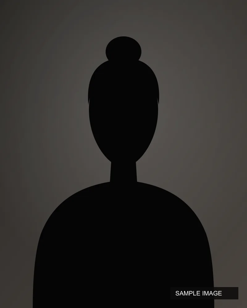 Sample image: model portrait