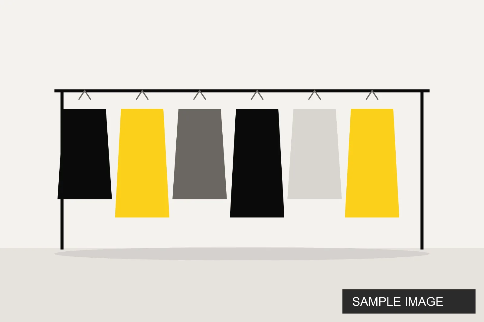 Sample image: exhibition rail