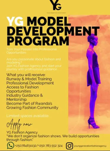 The YG Model Development Program: runway and model training, professional development, access to fashion opportunities, industry guidance and mentorship
