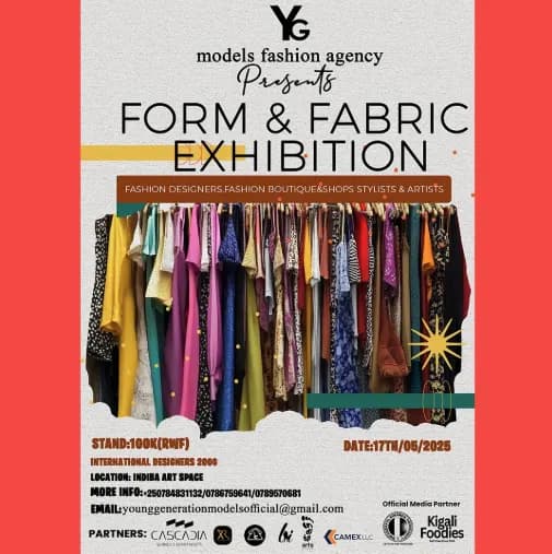 The poster for the Form & Fabric Exhibition, Edition 1