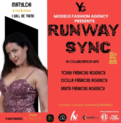 The poster for Runway Sync, with Matylda